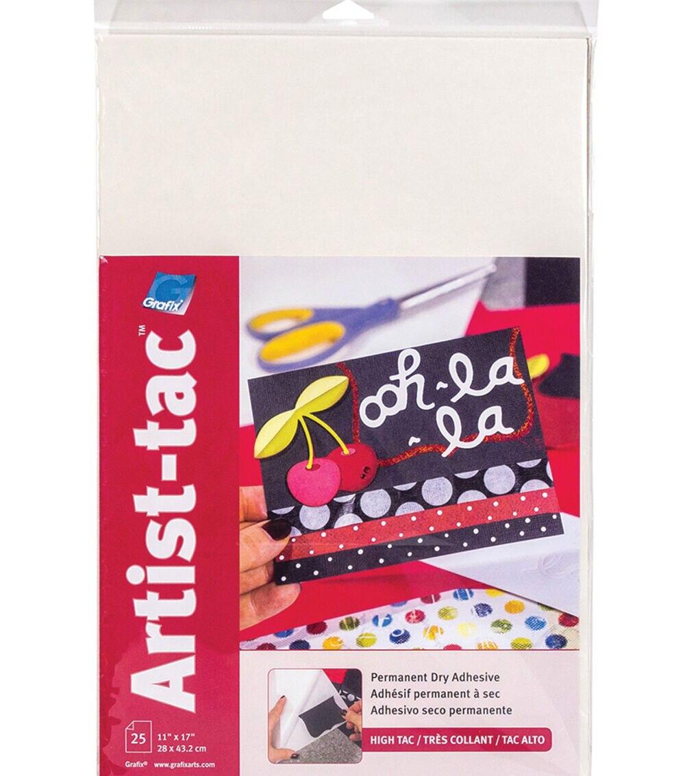 Glues & Adhesives | Artist Tac Dry Adhesive Sheet 11″x17″ 25pk Glues & Adhesives Glues & Adhesives