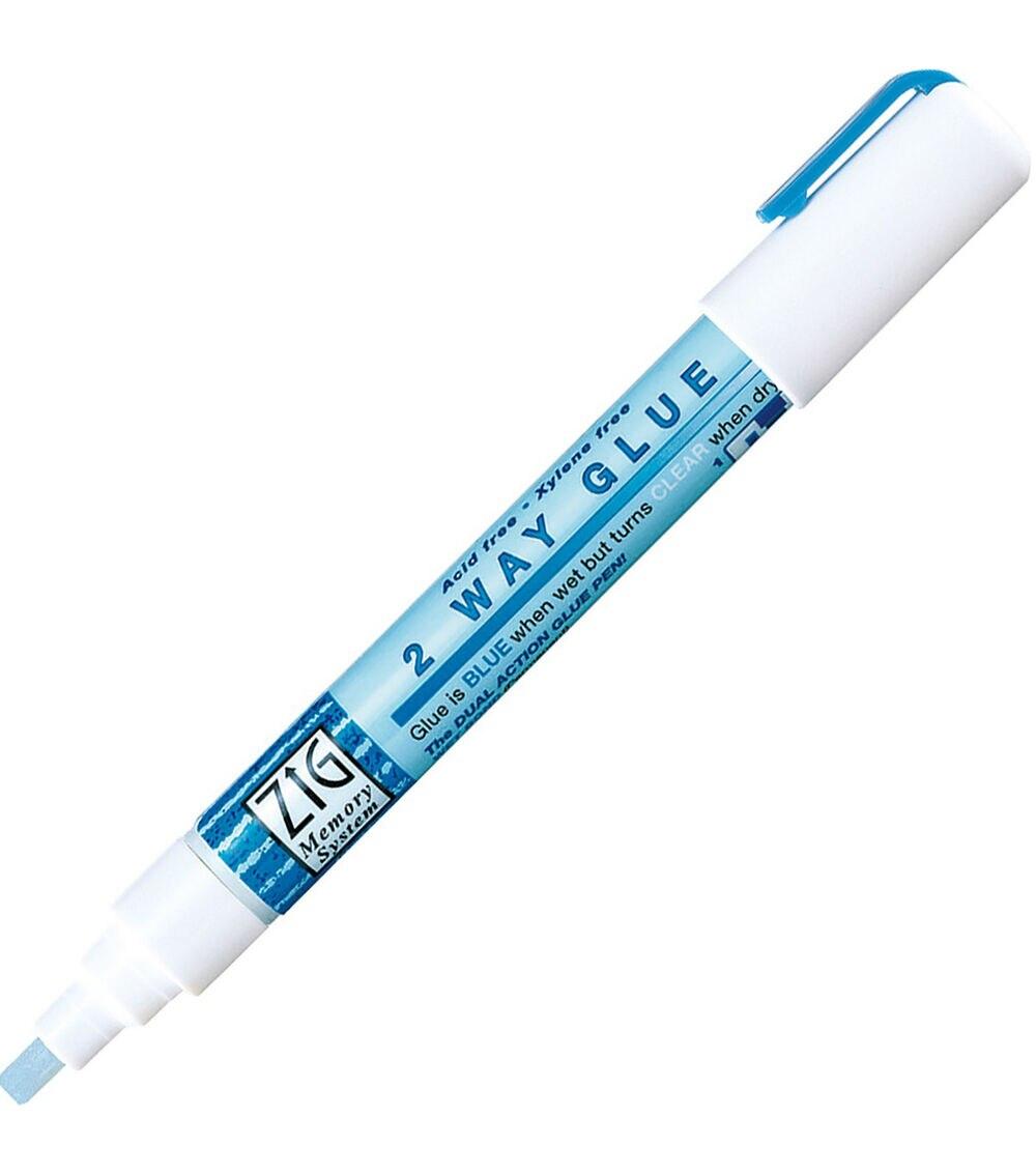 Glues & Adhesives | Kuretake ZIG Memory System Chisel Tip 2 Way Glue 12 Pack Glues & Adhesives Glues & Adhesives