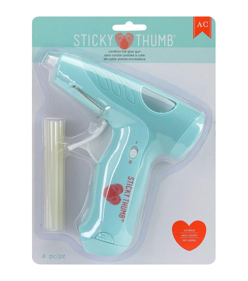 Glues & Adhesives | Sticky Thumb Cordless Mini Hot Glue Gun Blue Glues & Adhesives Glues & Adhesives