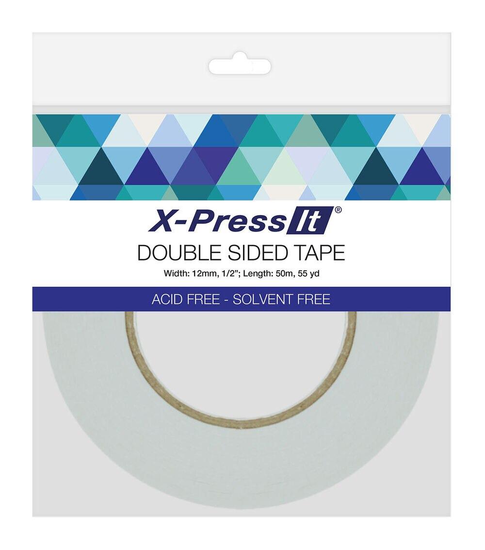 Glues & Adhesives | X Press It Double Sided Tape 12mm .5″X55yd Glues & Adhesives Glues & Adhesives