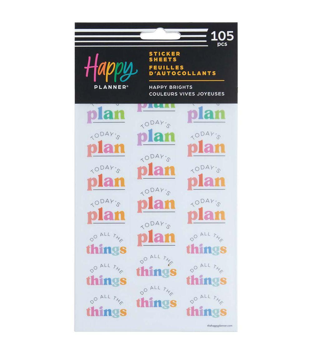 Journals & Planners | 105pc Brights 5 Sheet Sticker Pack Journals & Planners Journals & Planners