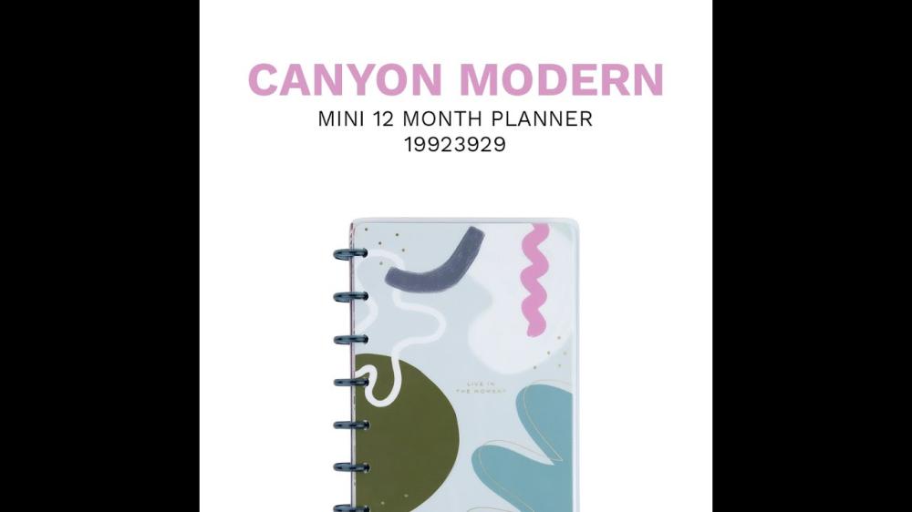 Journals & Planners | 12 Month 2024 Canyon Modern Mini Vertical Planner Journals & Planners Journals & Planners