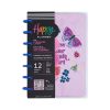 Journals & Planners | 12 Month 2024 Midnight Botanical Mini Dashboard Planner Journals & Planners Journals & Planners