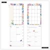 Journals & Planners | 12 Month 2024 Midnight Botanical Mini Dashboard Planner Journals & Planners Journals & Planners