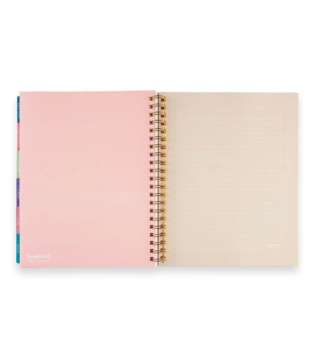 Journals & Planners | 12 Month Horizontal Boho Blooms Dated Planner Journals & Planners Journals & Planners