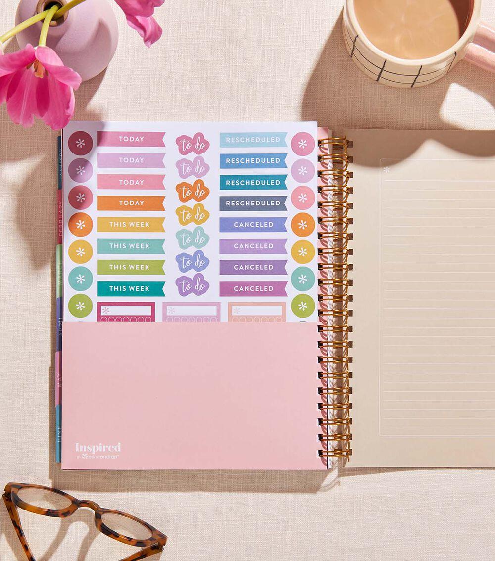 Journals & Planners | 12 Month Horizontal Boho Blooms Dated Planner Journals & Planners Journals & Planners