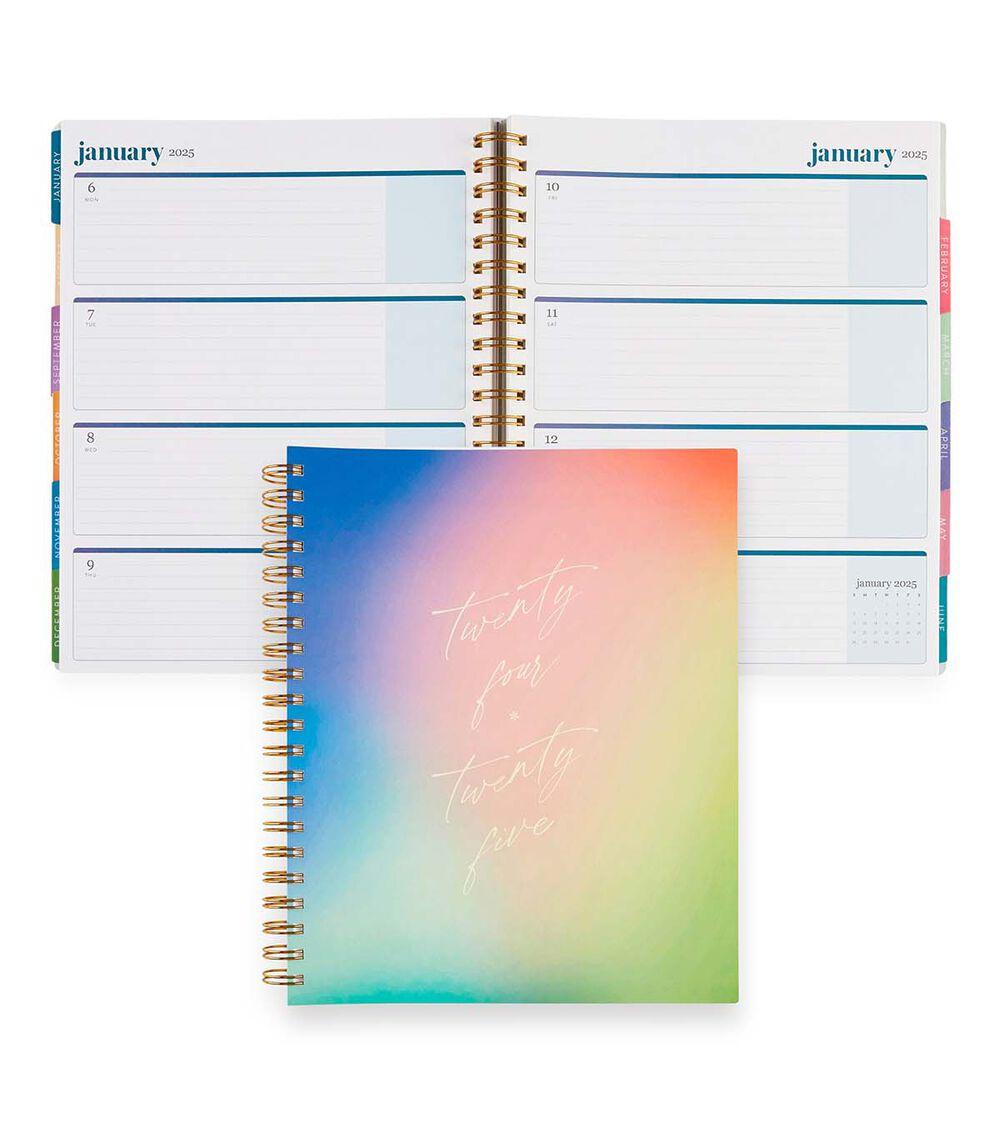 Journals & Planners | 12 Month Horizontal Pastel Colorblends Dated Planner Journals & Planners Journals & Planners