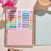 Journals & Planners | 12 Month Horizontal Pastel Colorblends Dated Planner Journals & Planners Journals & Planners