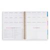 Journals & Planners | 12 Month Horizontal Pastel Colorblends Dated Planner Journals & Planners Journals & Planners