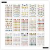 Journals & Planners | 1383pc All the Things Stickers Journals & Planners Journals & Planners