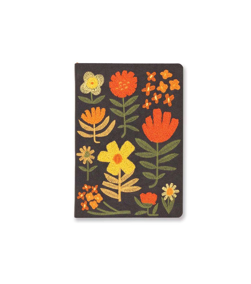 Journals & Planners | 144 Sheet Chunky Flowers Embroidered Journal Journals & Planners Journals & Planners