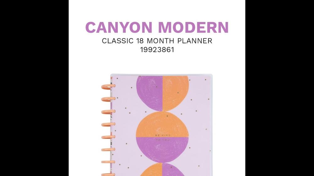 Journals & Planners | 18 Month 2024 Canyon Modern Classic Horizontal Planner Journals & Planners Journals & Planners