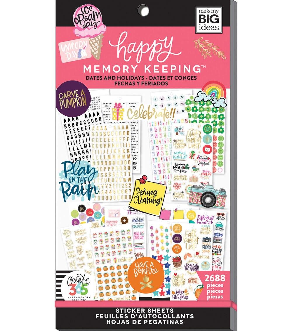 Journals & Planners | 2688pc Dates & Holidays Sticker Pack Journals & Planners Journals & Planners