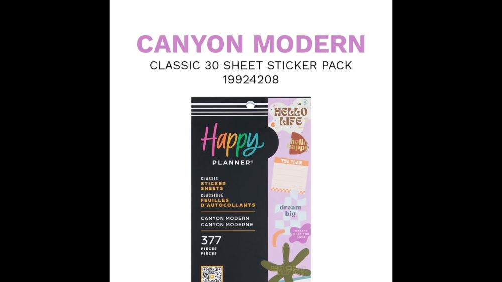 Journals & Planners | 377pc Canyon Modern 30 Sheet Value Pack Stickers Journals & Planners Journals & Planners