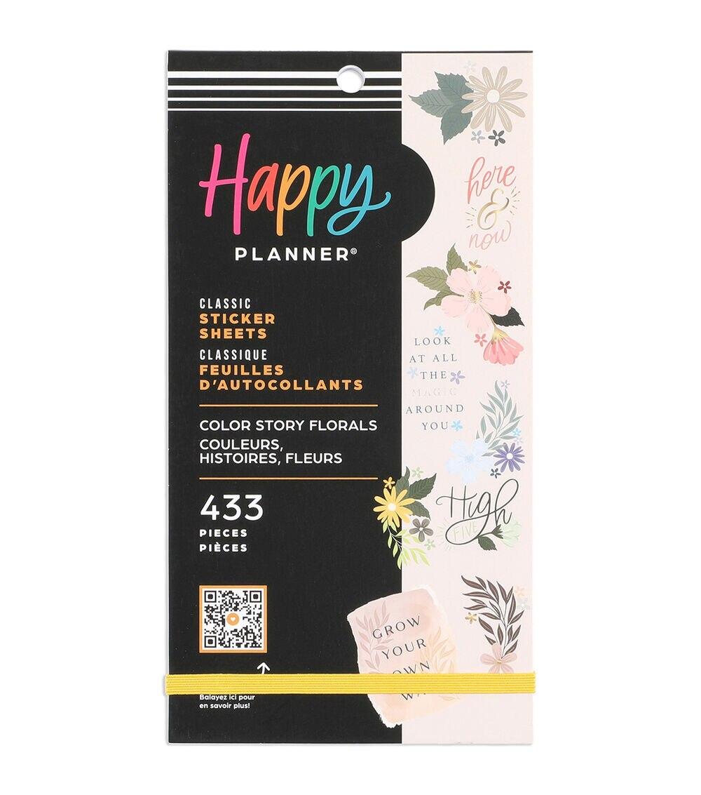 Journals & Planners | 433pc Color Story Floral Stickers Journals & Planners Journals & Planners