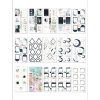 Journals & Planners | 494pc Cosmic Watercolor Sticker Pack Journals & Planners Journals & Planners