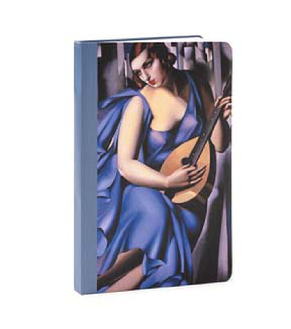 Journals & Planners | 5.5″ x 8.5″ Woman In Blue With Guitar Journal Journals & Planners Journals & Planners