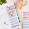 Journals & Planners | 50 Sheet Weekly Habits Sticky Note Pad Journals & Planners Journals & Planners