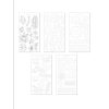 Journals & Planners | 54pc Clear Floral 5 Sheet Sticker Pack Journals & Planners Journals & Planners