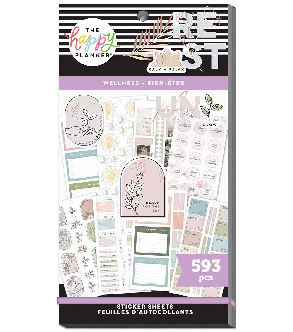 Journals & Planners | 593pc Nature of Wellness Sticker Pack Journals & Planners Journals & Planners