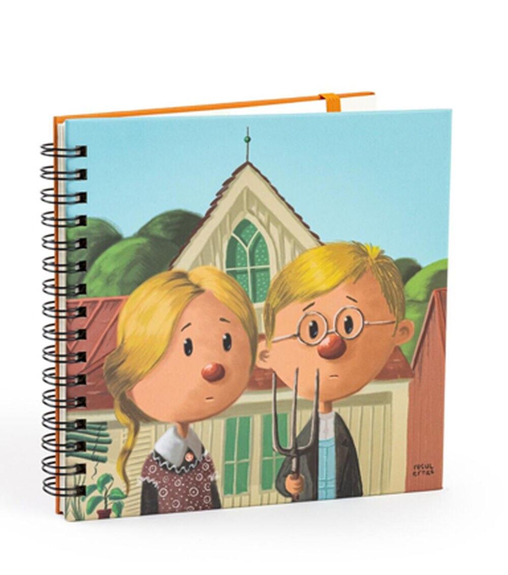 Journals & Planners | 6″ American Gothic Grant Wood Journal Journals & Planners Journals & Planners