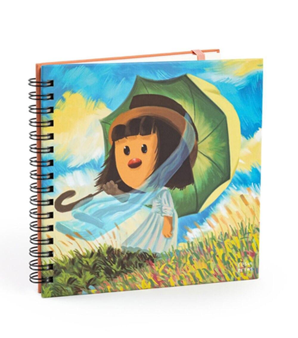 Journals & Planners | 6″ Woman With A Parasol Claude Monet Journal Journals & Planners Journals & Planners