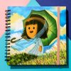 Journals & Planners | 6″ Woman With A Parasol Claude Monet Journal Journals & Planners Journals & Planners