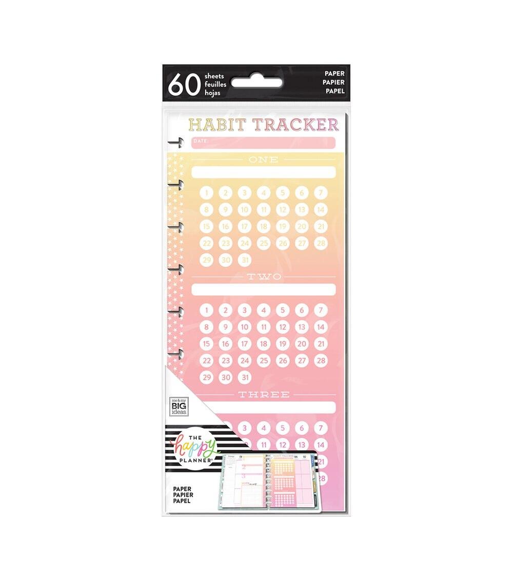 Journals & Planners | 60 pk Habit Tracker Half Sheets Journals & Planners Journals & Planners