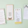 Journals & Planners | 60 Sheet Butterfly Spring List Pad Journals & Planners Journals & Planners