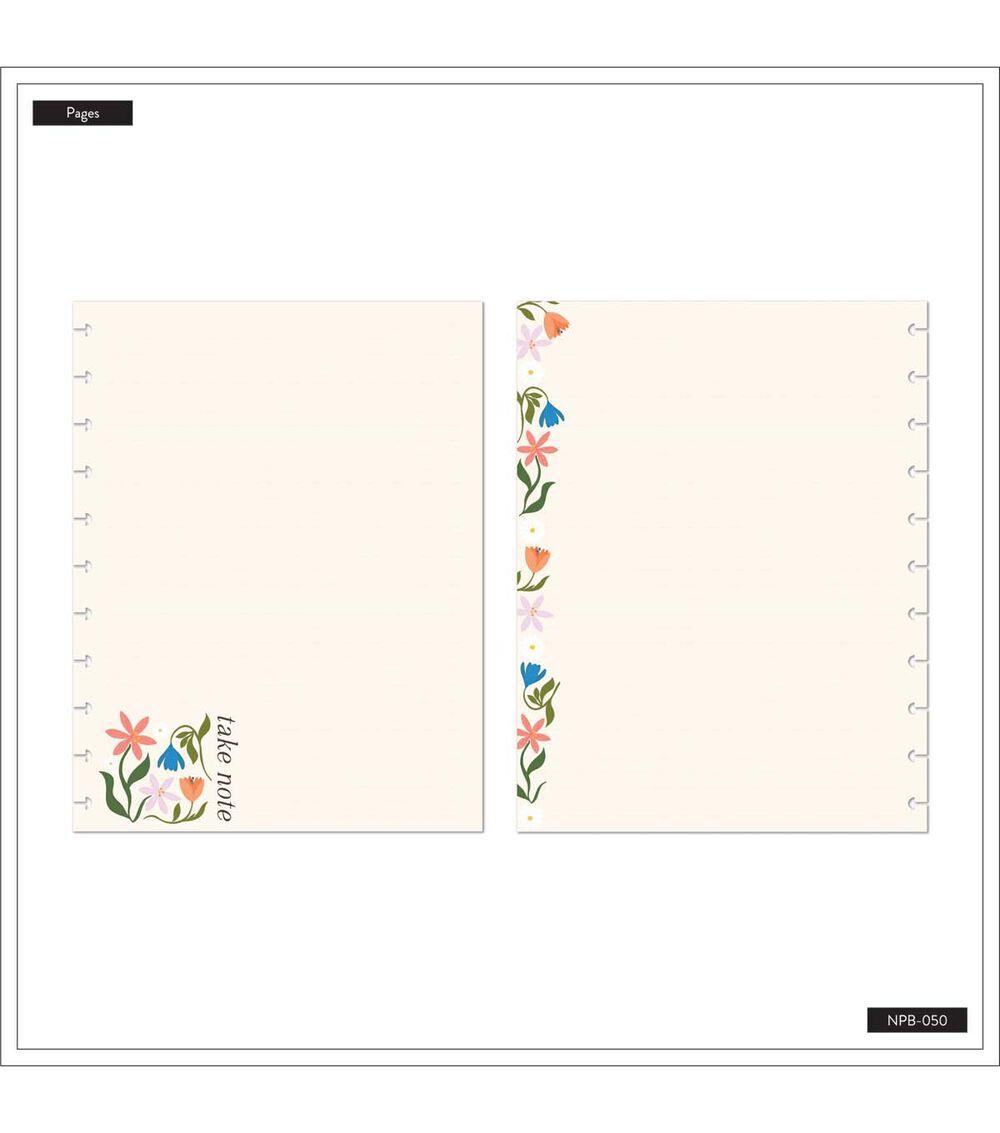 Journals & Planners | 60 Sheet Poppy Piping Dotted Lined Big Notebook Journals & Planners Journals & Planners