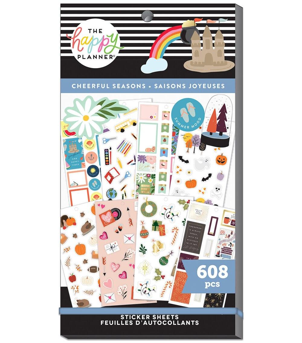 Journals & Planners | 608pc Cheerful Seasons Sticker Pack Journals & Planners Journals & Planners