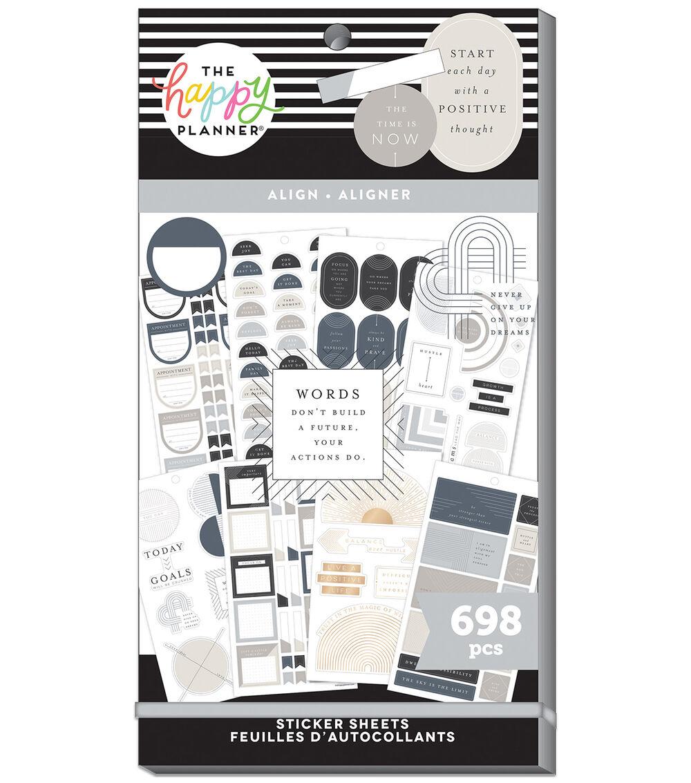 Journals & Planners | 698pc Align 30 Sheet Sticker Pack Journals & Planners Journals & Planners