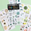 Journals & Planners | 76cpc Color Story Floral Stickers Journals & Planners Journals & Planners