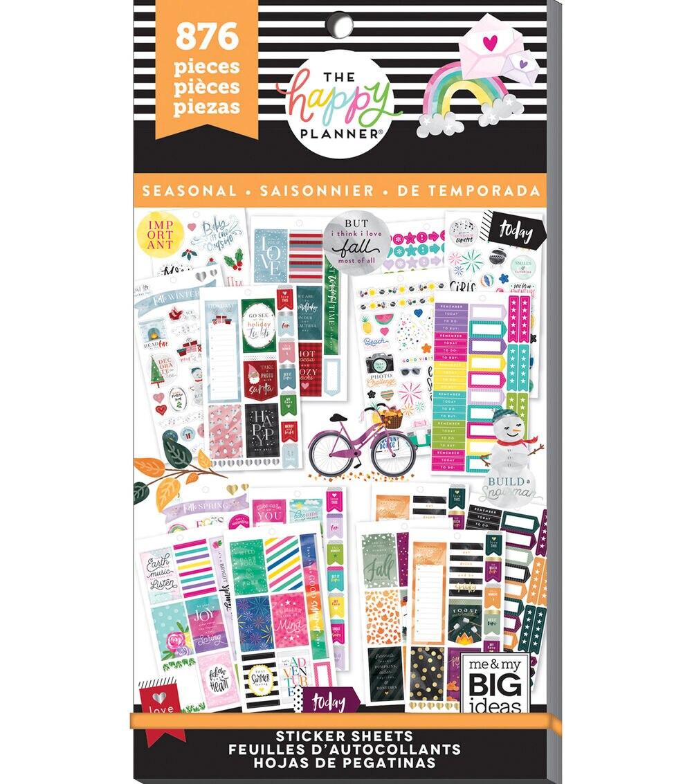 Journals & Planners | 876pc Seasonal 30 Sheet Sticker Pack Journals & Planners Journals & Planners