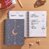 Journals & Planners | A5 Metallic Moon Phases Dated Academic Planner Journals & Planners Journals & Planners