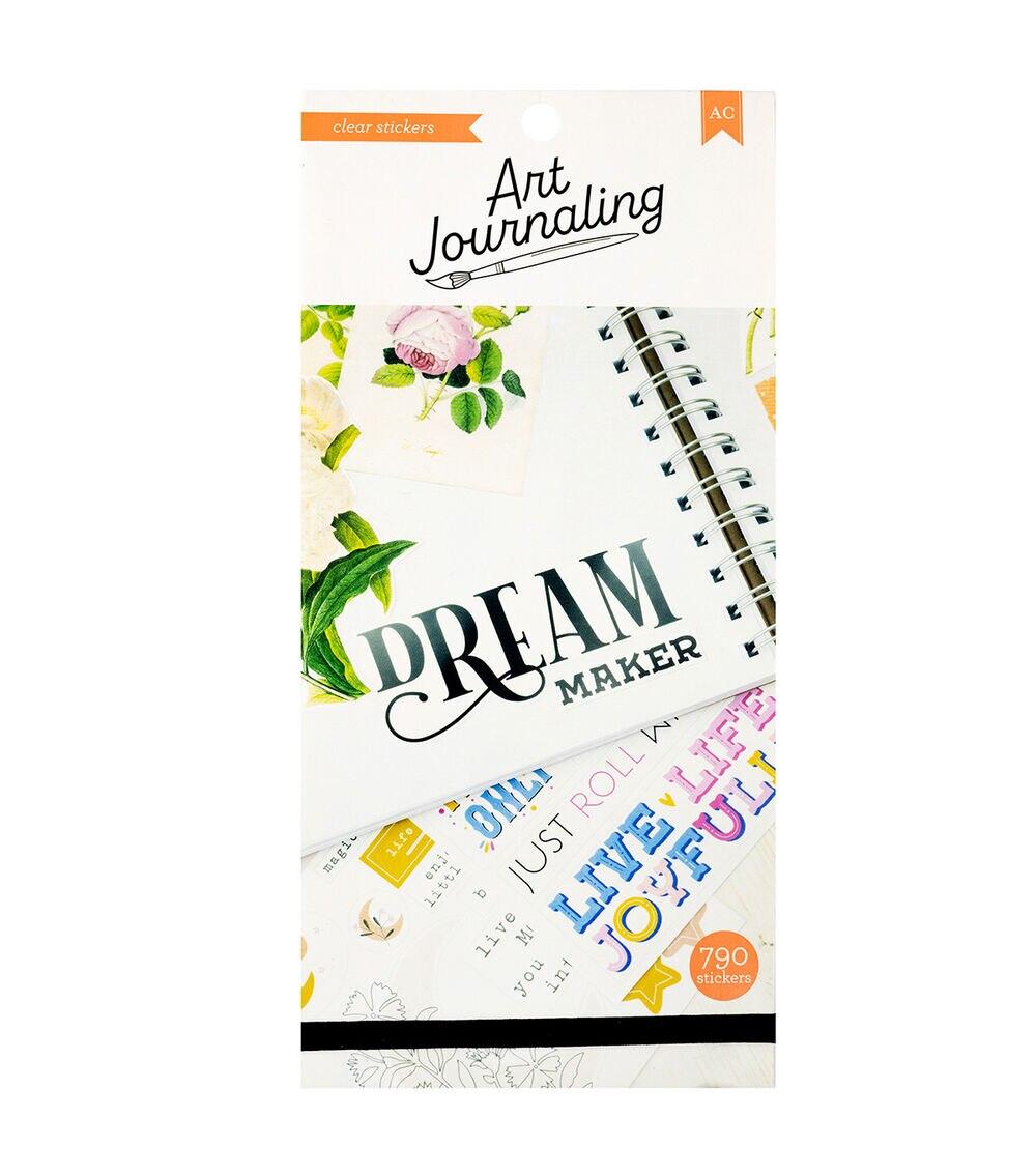 Journals & Planners | Art Journaling Clear Sticker Words Journals & Planners Journals & Planners