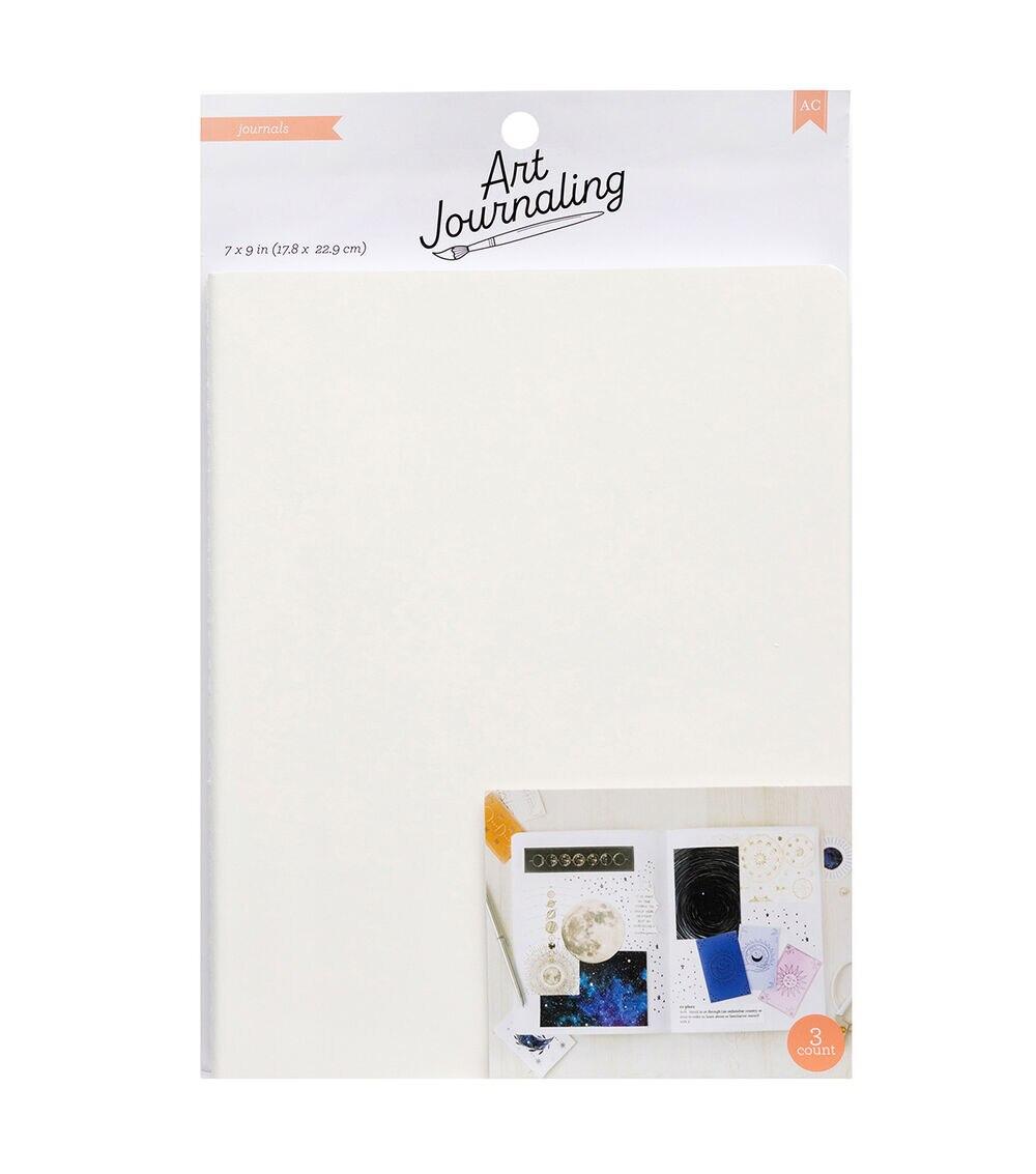 Journals & Planners | Art Journaling White Customizable Journals 3pc Journals & Planners Journals & Planners