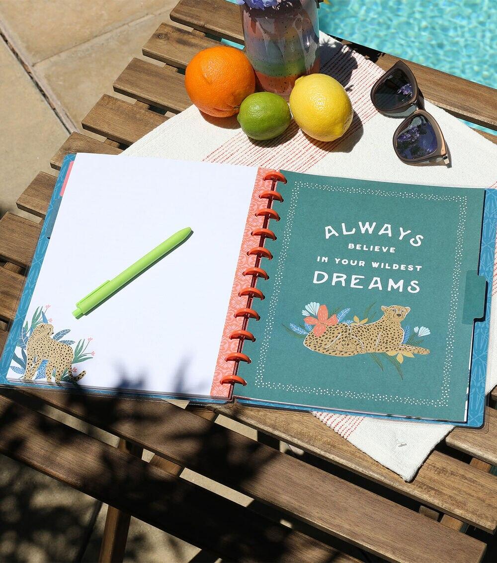 Journals & Planners | Big Jewel Tone Jungle 60 Sheet Notebook Journals & Planners Journals & Planners