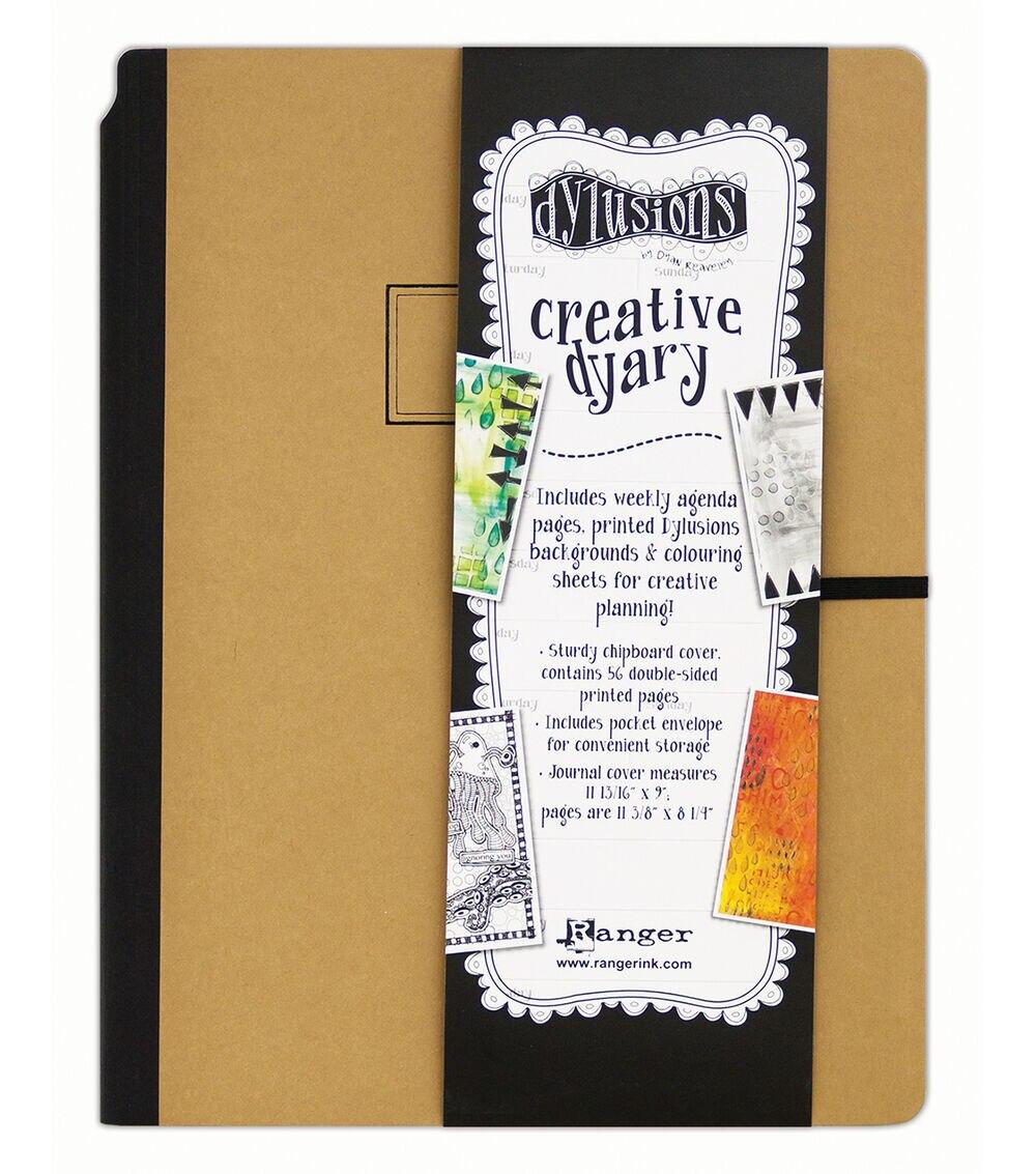 Journals & Planners | Dyan Reaveley’s Dylusions Creative Dyary Journal Kraft & Black Journals & Planners Journals & Planners