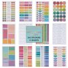 Journals & Planners | Inspired 300ct Mid Century Circles Sticker Book Journals & Planners Journals & Planners