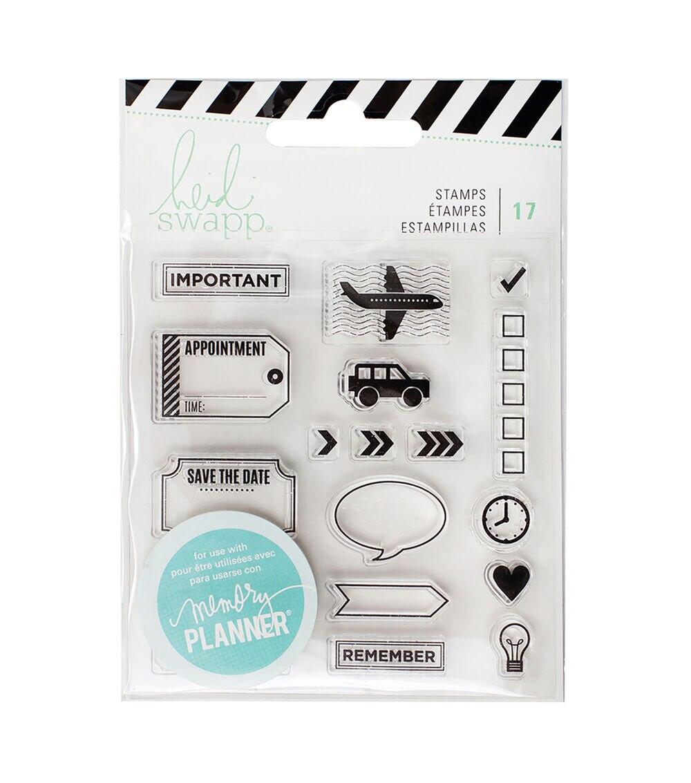 Journals & Planners | Memory Planner Pack of 17 Clear Stamps-Icons Journals & Planners Journals & Planners