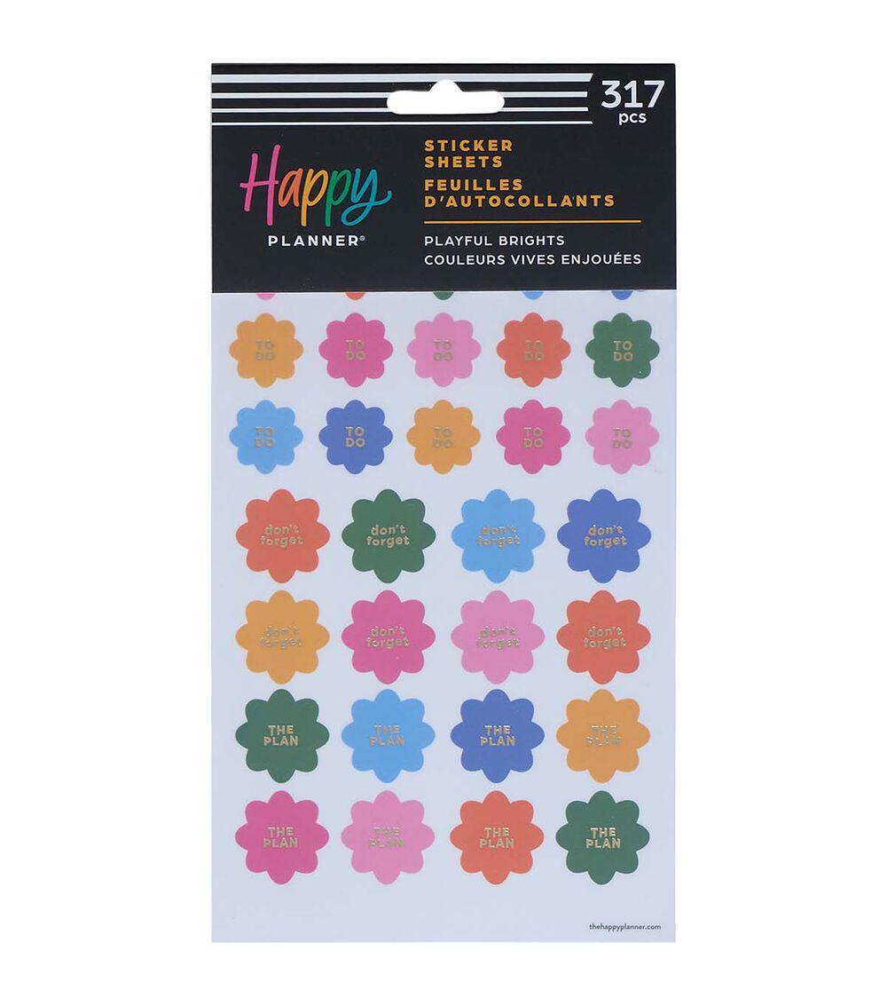 Journals & Planners | Playful Brights Student 5 Sticker Sheets Journals & Planners Journals & Planners