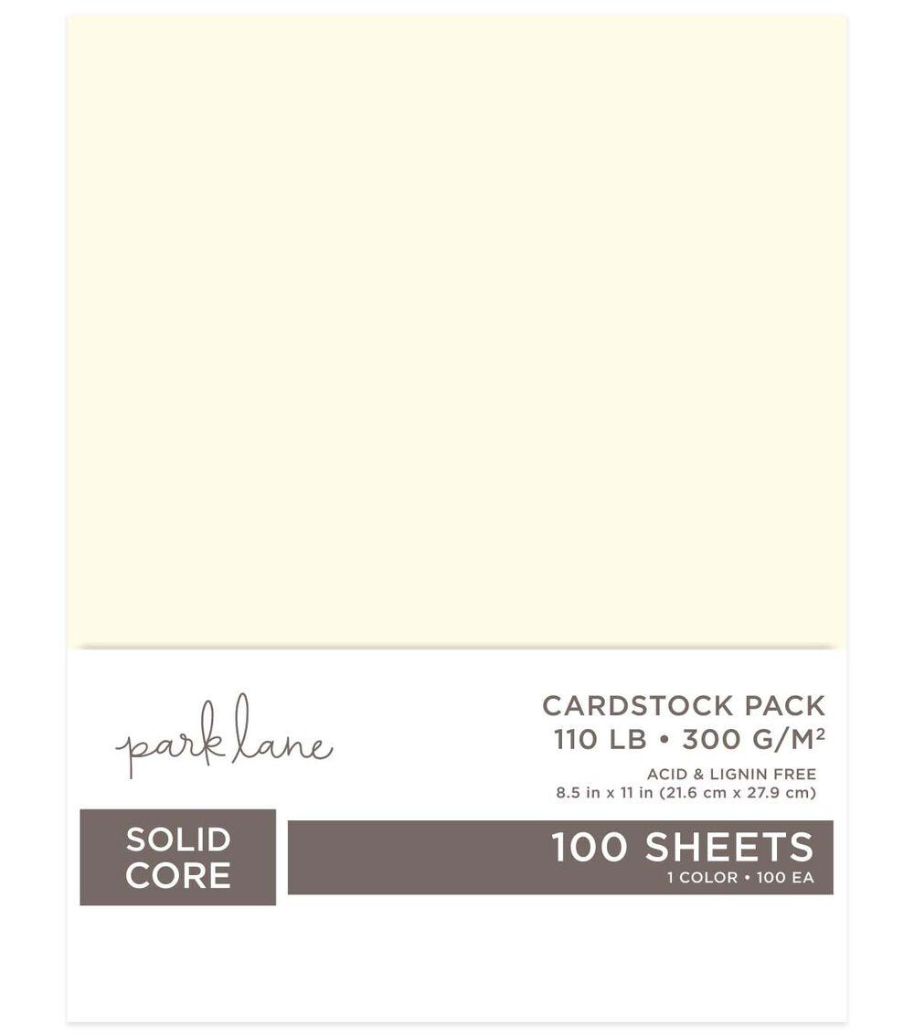 Paper | 100 Sheet 8.5″ x 11″ Ivory 200gsm Cardstock Paper Pack Paper Paper