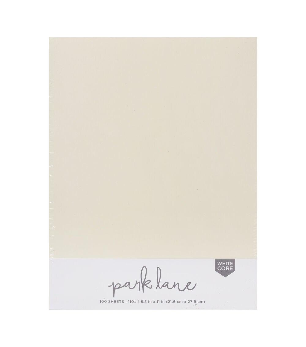 Paper | 100 Sheet 8.5″ x 11″ Ivory Smooth Cardstock Paper Pack Paper Paper