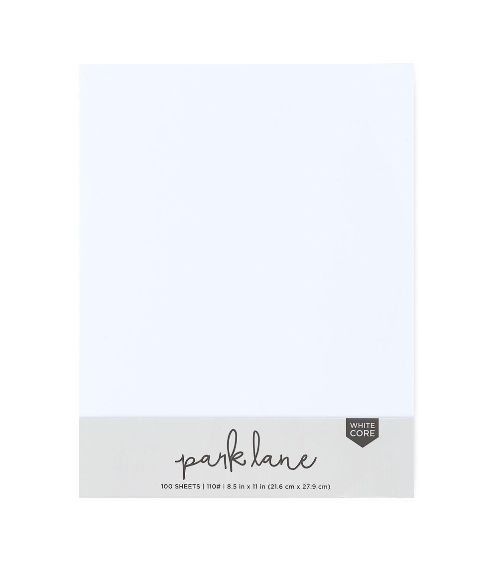 Paper | 100 Sheet 8.5″ x 11″ White Smooth Cardstock Paper Pack Paper Paper