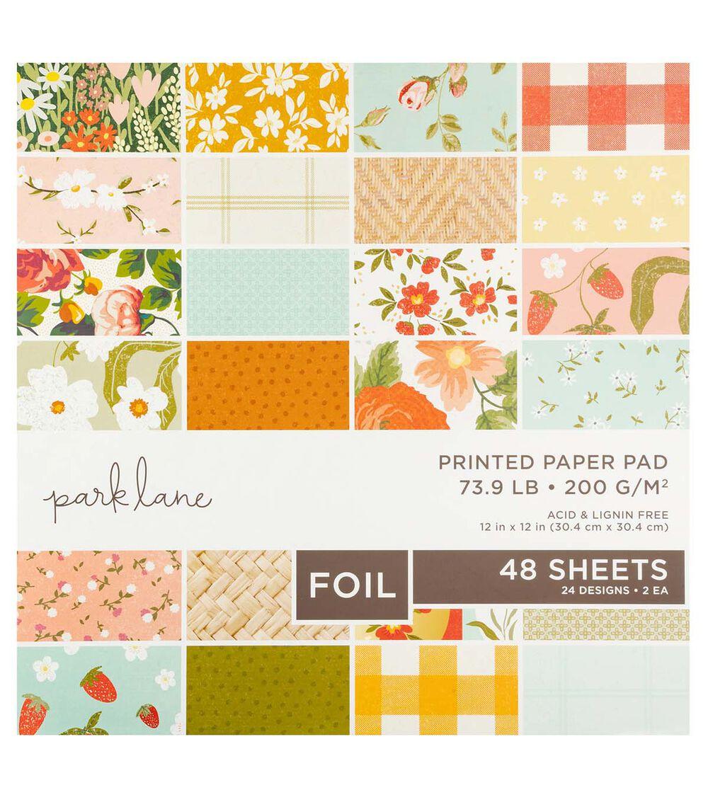 Paper | 12″ x 12″ Flower Market Big Deal 48 Sheet Paper Pack Paper Paper