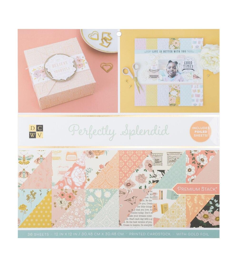 Paper | 12″ x 12″ Perfectly Splendid 36 Sheet Paper Pack Paper Paper