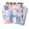 Paper | 12″ x 12″ Periwinkle Petals Big Deal 48 Sheet Paper Pack Paper Paper