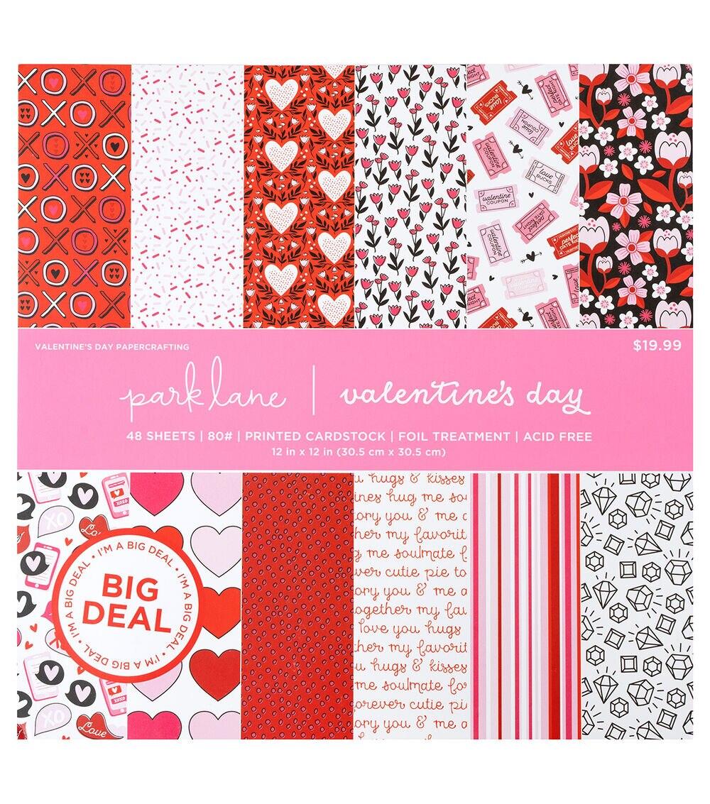 Paper | 12″ x 12″ Valentine’s Day Big Deal Cardstock Paper Pack Paper Paper