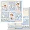 Paper | 12in x 12in Double-sided Cardstock Paper Pad – Little Boy Paper Paper